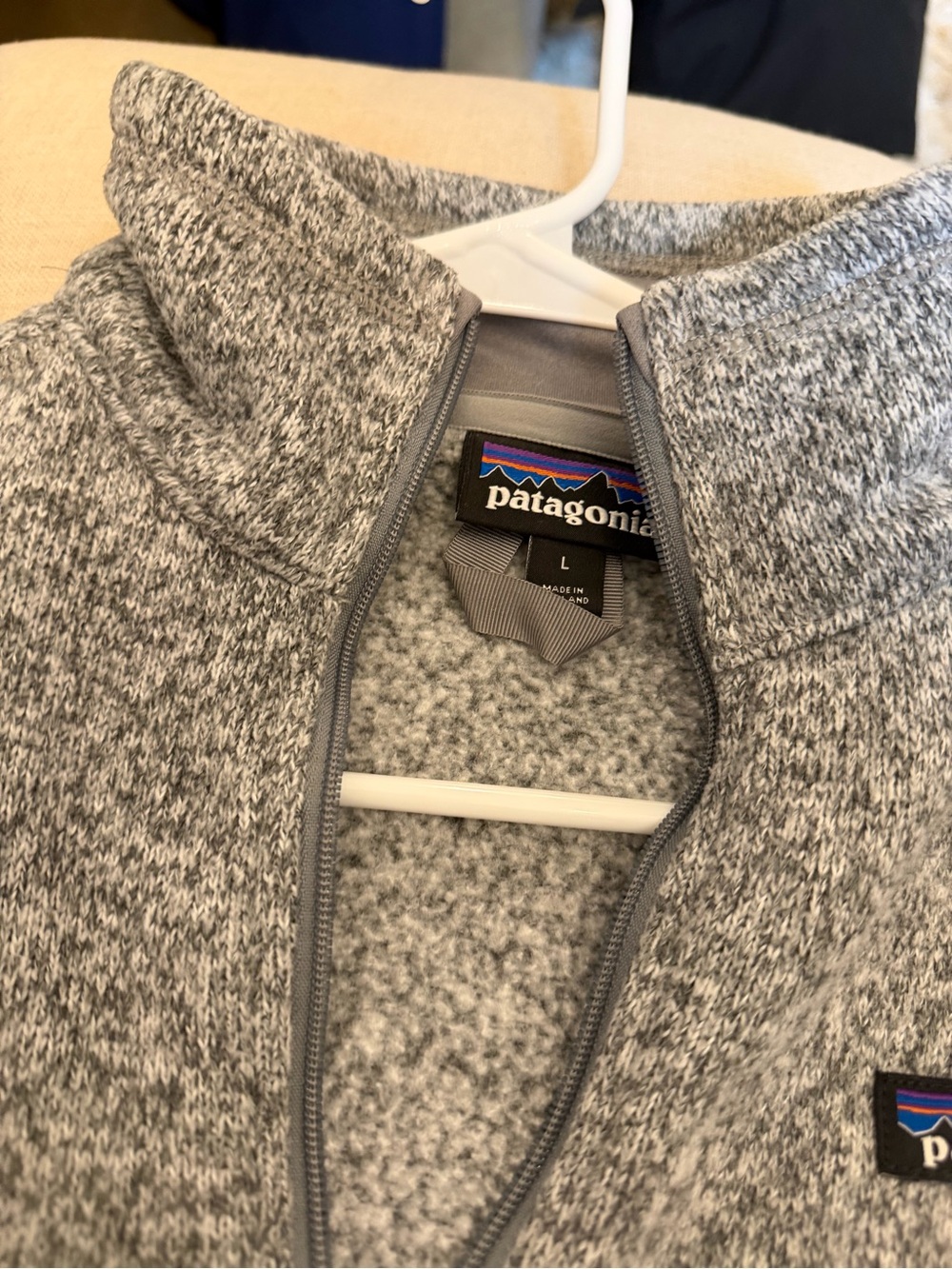 Patagonia Women's Gray Half-Zip Fleece Pullover - Picture 2 of 2